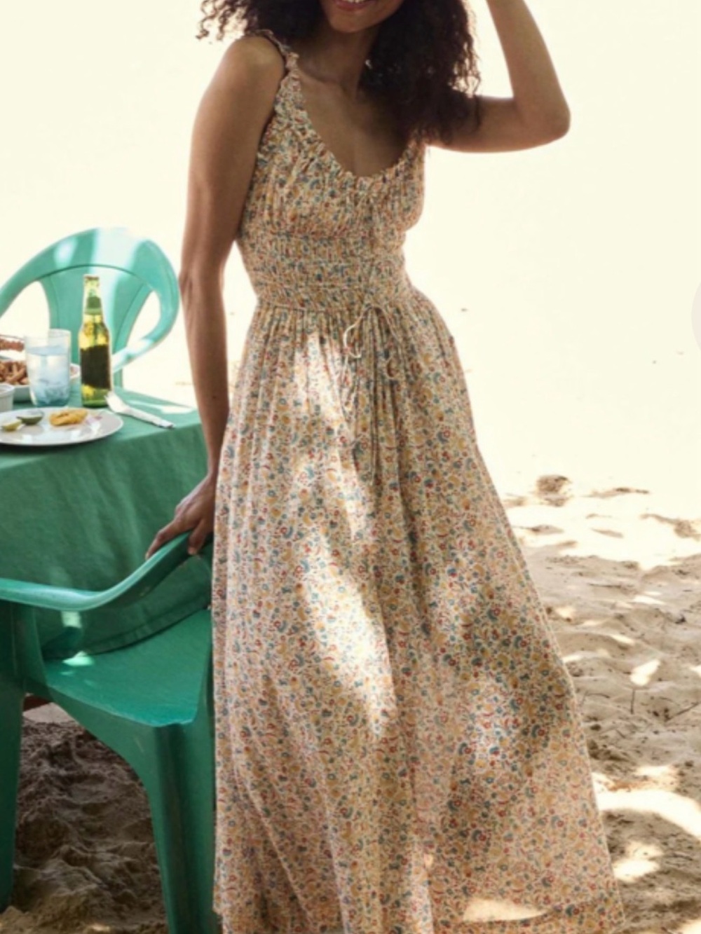 DÔEN Emmaretta Maxi Dress - Wild Clover Floral - Medium